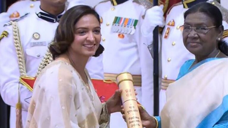 Harmanpreet Kaur Receives Padma Shri Ahead Of T20 World Cup 2026