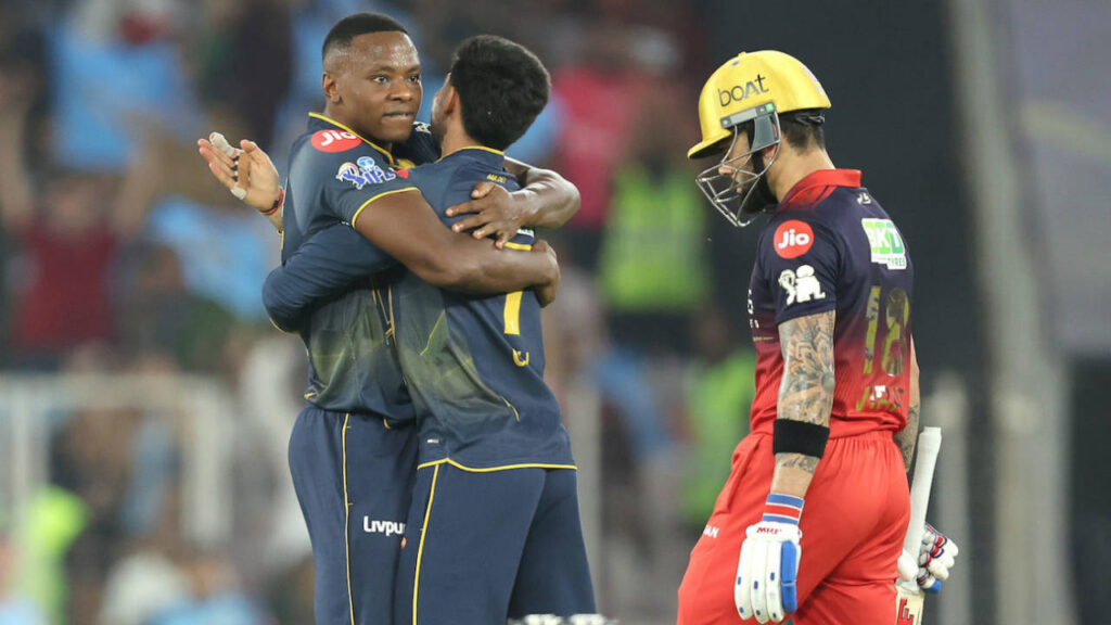 Solid RCB, surging GT clash for direct final ticket
