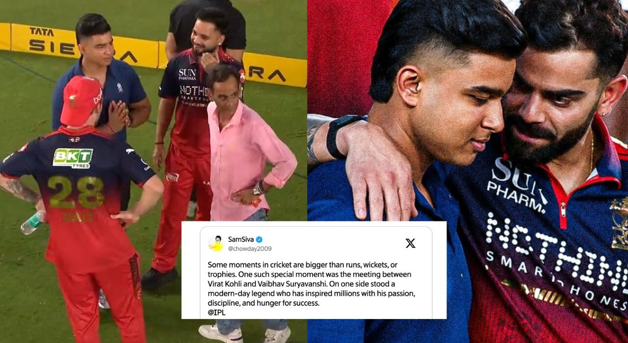 वैभव सूर्यवंशी और विराट कोहली का मिलन इंटरनेट पर मचा रहा धूम | Vaibhav Sooryavanshi’s Virat Kohli Meet-Up Sets Internet On Fire